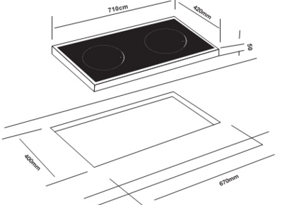 Bếp từ Lorca TA1007C