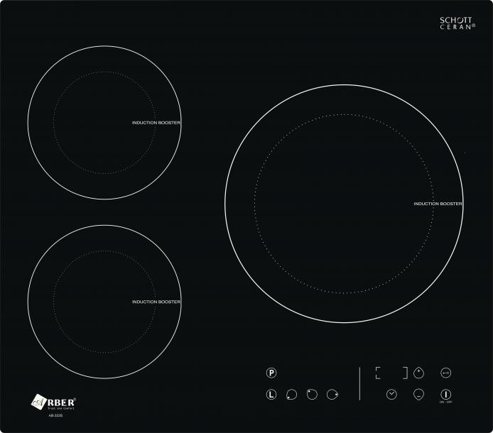 Bếp từ ba Arber AB 333S nhập khẩu