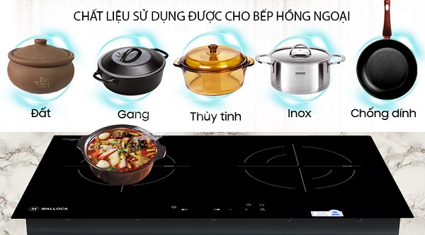 Top 5 bếp hồng ngoại được sử dụng nhiều nhất 2019