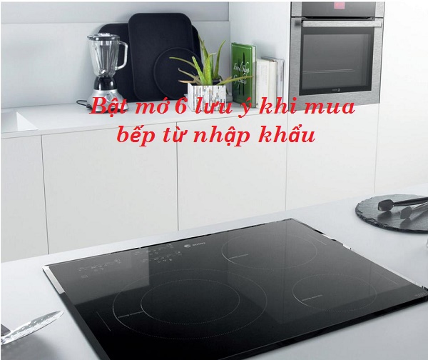 Những lưu ý khi mua bếp từ nhập khẩu