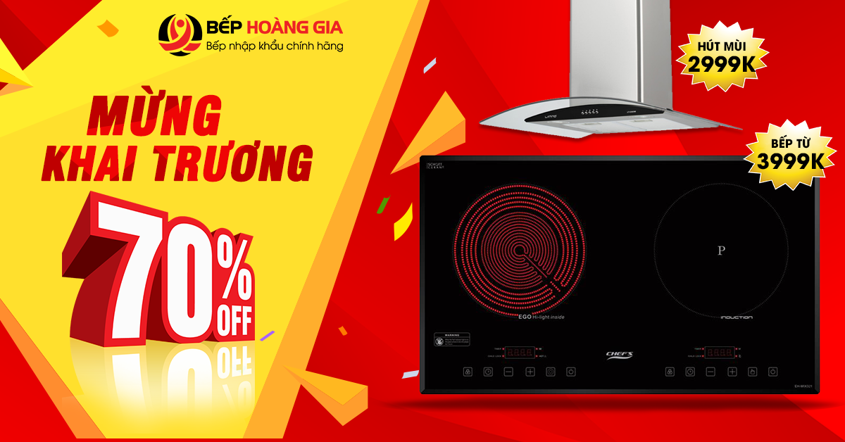 KHUYẾN MÃI BẾP TỪ THÁNG 8
