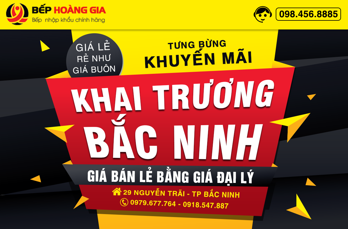 KHAI TRƯƠNG BẾP HOÀNG GIA BẮC NINH