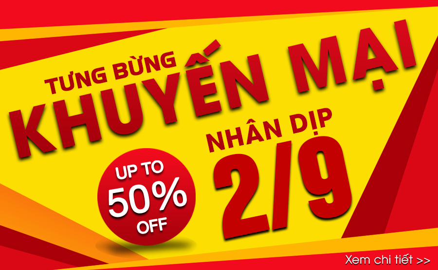 TƯNG BỪNG KHUYẾN MÃI MỪNG QUỐC KHÁNH